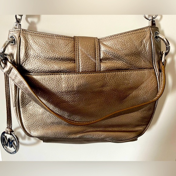 Michael Kors Rich Gold Shoulder Bag with Dust Bag - Picture 2 of 16